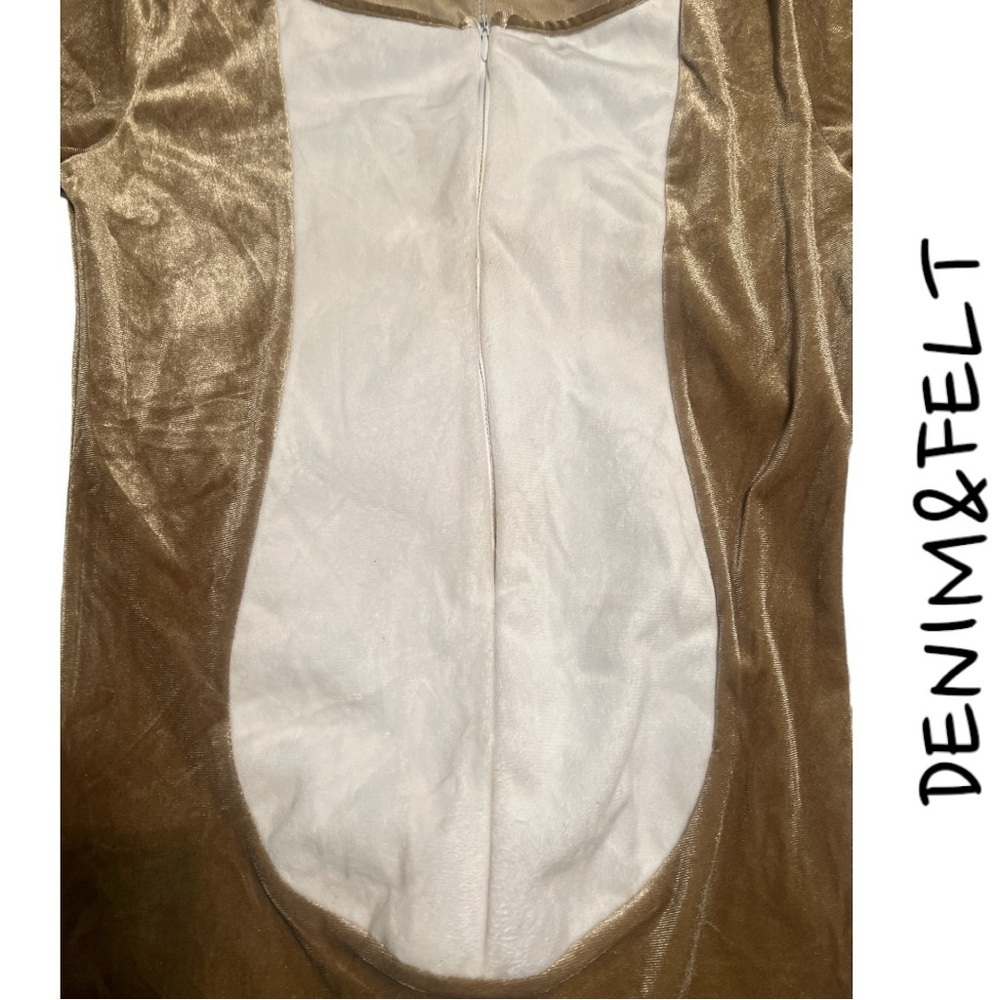 TIPSY ELVES Women’s Lion Front Zip Bodysuit Halloween Costume/Cosplay | NEW/NWOT - Picture 8 of 13